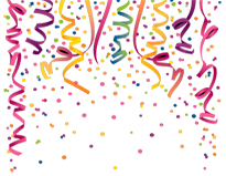 Streamers party image