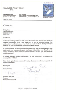 Russell King testimonial letter 3